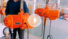 雙速15臺辰力電動葫蘆測試完畢，準(zhǔn)備打包發(fā)貨